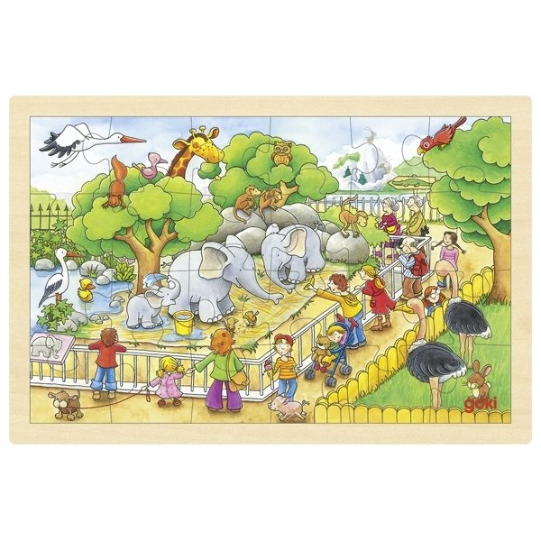 Puzzle "Une journée au zoo" 24 pièces