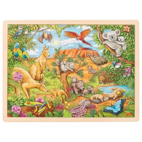 Puzzle 96 pièces "Animaux d'Australie"     57441
