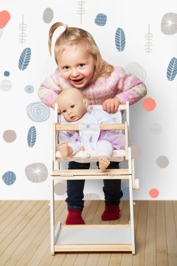 Chaise haute pour poupées "Little Button“     11814